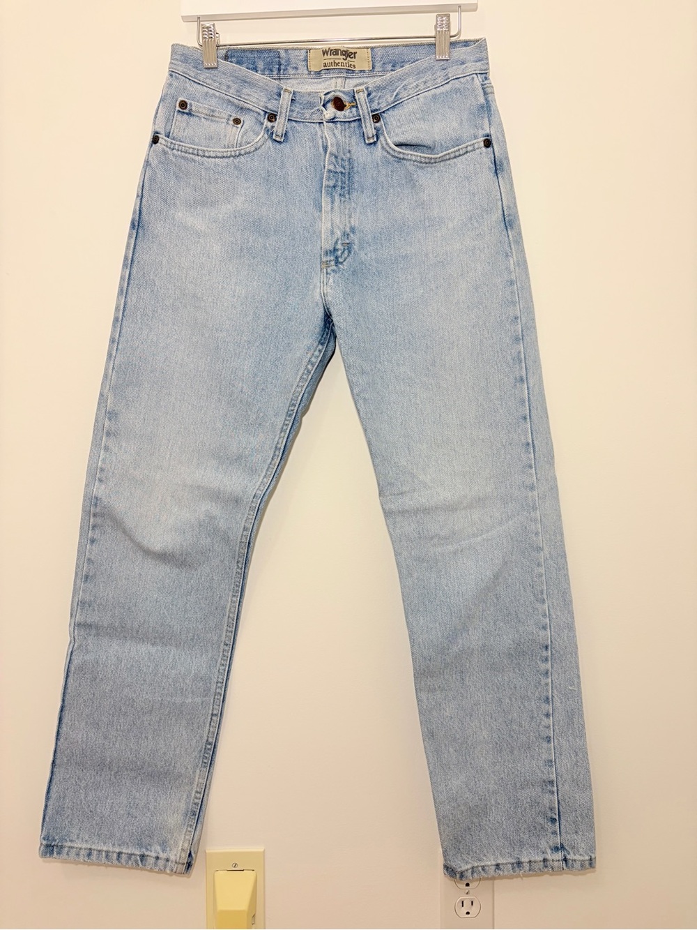 Vintage Wrangler Light Wash Straight Leg Jeans